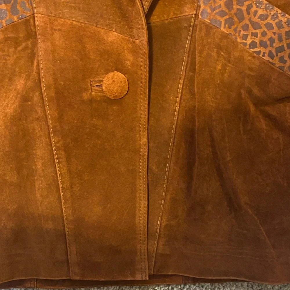 Avanti Brown Suede Fringe Blazer - Picture 5 of 12